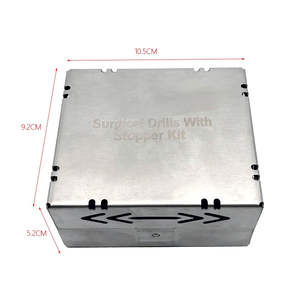 Jeu d'embouts de forage manuels en acier inoxydable de haute qualité, antirouille, pour osseodensification, avec embouts de fixation et instruments pour système d'implantation - Product Image 1