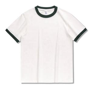 Camiseta de Manga Corta Unisex de Color Sólido, Algodón Transpirable, Cuello Redondo, Top de Verano para Adultos - Product Image 4