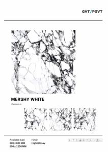 Azulejos de porcelana de alta calidad y alto brillo 600X600 de gran formato para pisos y paredes en proyectos de villas, apartamentos y hoteles. - Product Image 2