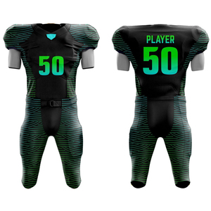 Vêtements de sport confortables, uniforme de football américain, faible MOQ, logo personnalisé, uniforme de football américain pour jeunes, qualité économique. - Product Image 1