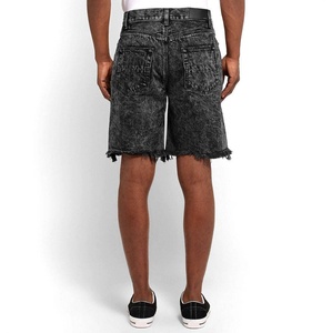 Custom Summer Streetwear Vintage Straight Half-Pants Loose Work Shorts Fashion Men's Jorts Denim Jean Shorts Waterproof - Product Image 1