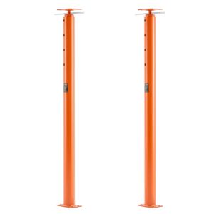Paquete de 2 Gatos de Piso para Casa, Rango de Altura de 54-150 Pulgadas, Capacidad de Carga Máxima de 11200 Libras, Viga de Soporte Ajustable, Gato para Sótano, Poste para Paletas - Product Image 6