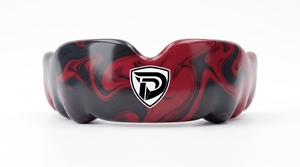 Protège-dents souple en caoutchouc DUMELA INTERNATIONAL blanc et noir, protection pour la boxe, entraînement, unisexe, adulte, ajustement personnalisé, toutes saisons, pour les dents - Product Image 1