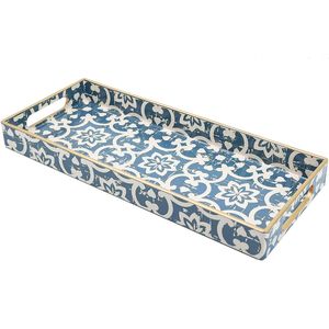 Plateau de service en MDF imprimé de qualité supérieure pour la maison, 9 pouces, plateau en MDF de qualité supérieure pour servir des aliments, des boissons, du thé, plateau décoratif élégant - Product Image 2