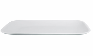 Plateau rectangulaire en résine blanche de 5 pouces, design moderne, passe au lave-vaisselle et respectueux de l'environnement, pour la restauration - Product Image 4