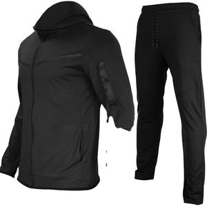 Sweats à capuche et pantalons de survêtement en polaire de base ensemble de jogging pour hommes vente en gros survêtement vêtements de sport survêtements jogging unisexe - Product Image 5
