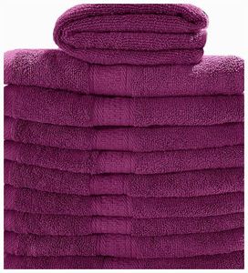 Toalla de Baño de Algodón Premium Morada, Toalla de Lujo Suave de Secado Rápido, Ligera y Absorbente para Hotel, Spa y Playa - Product Image 1