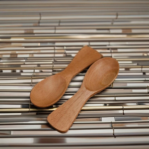 ช้อนตักชาไม้อะคาเซียขนาดเล็กสำหรับชากาแฟเกลือไอศกรีมสำหรับเด็กช้อนตักกาแฟไอศกรีม - Product Image 5