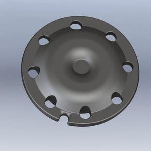 Embout de tige à bride avec couvercle d'extrémité et capuchon de roulement (Fer coulé/Acier moulé/Alliage d'aluminium) Yogi Engineering, embout de tige couramment utilisé - Product Image 4