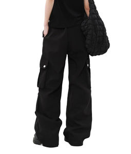 Pantalones Cargo de Hombre, Elegantes, de Cintura Media, Corte Regular, Invierno, Sólidos, Simples, de Poliéster/Algodón - Product Image 2