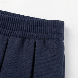 Jupe plissée mini pour femme, couleur unie, taille élastique, respirante, polyester, style toutes saisons - Product Image 4