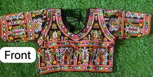 Blusa Bordada de Algodón Khadi para Mujer, Chaleco con Lentejuelas Florales, Corte Regular, para Bodas, Fiestas y Uso Casual - Product Image 2