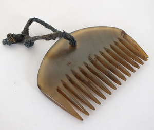 Peigne en corne de buffle, taille personnalisée, dernier modèle, haute qualité, prix bas, pour usage domestique ou en salon, couleur naturelle - Product Image 2