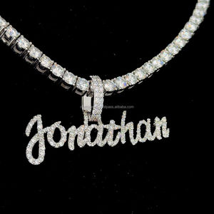 จี้ 'jonathan' ที่มีคุณภาพดีสไตล์ยุโรปอเมริกันทันสมัยเครื่องประดับฮิปฮอปส่วนบุคคลออกแบบตัวอักษรฮิตขายส่ง - Product Image 4