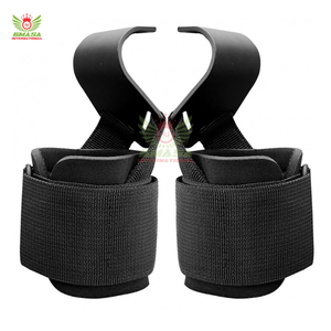 ขายส่งตะขอเกี่ยวยกน้ำหนักนีโอพรีนดีไซน์ใหม่ พร้อมโลโก้สั่งทำได้ MOQ ต่ำ สำหรับการฝึกฟิตเนสและเพาเวอร์ลิฟติ้ง - Product Image 1