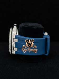 Minimalist Fashion <b>Mens</b> <b>Watch</b> with Analog Dial ETA Movement Alloy Case Rubber Band Auto Date 3BAR Water Resistance - Product Image 5