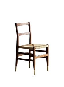 Silla de Salón Hecha de Madera de Teca y una Combinación de Cuerdas Resistentes Diseñada en un Estilo Moderno Minimalista - Product Image 2