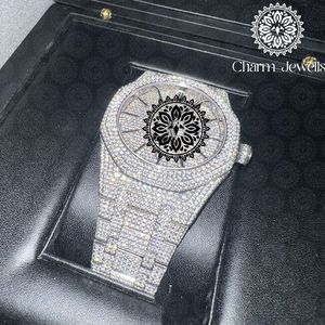 นาฬิกาข้อมือผู้ชาย Charm Luxury สแตนเลสสตีล หน้าปัดอนาล็อก ขนาด 40 มม. กระจกคริสตัล สายยาว 20 ซม. ระบบกลไกอัตโนมัติ แสดงวันที่ กันน้ำ 10 บาร์ - Product Image 6