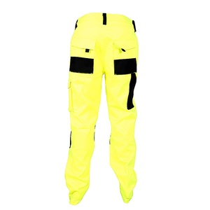 Pantalon de travail de sécurité en polyester pour hommes, ANSI Classe 1 EN ISO 3, imperméable, avec LED clignotante, haute visibilité, décontracté, réfléchissant, logo personnalisé, couleur au choix - Product Image 5