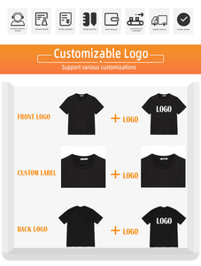 T-shirts unis en gros 2026 – Personnalisation avec logo imprimé, design par sublimation, t-shirts vierges grande taille pour hommes - Product Image 2
