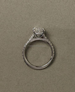 GIA Certified Natural <b>Diamond</b> Engagement Ring 18K Gold, Custom Design, Available Round Lab ground Bulk <b>diamond</b> <b>jewelry</b> supplier - Product Image 4