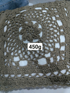 Handmade Boho Macrame <b>Pillow</b> Cover, 100% Cotton Cushion Cover, Vintage Decorative Throw <b>Pillow</b>, <b>Sofa</b> Bed Home Decor - Product Image 4