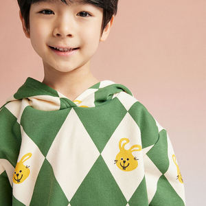Sweat-shirt à capuche épais en coton pour garçons, pull d'hiver doux pour tout-petits, sweat-shirt à manches longues décontracté pour enfants - Product Image 6