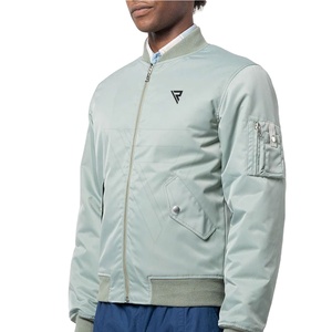 Blouson aviateur pour homme, coupe ajustée, veste de sport d'hiver, veste universitaire personnalisée, coupe-vent, col montant, mode streetwear, vêtements d'extérieur pour homme - Product Image 1