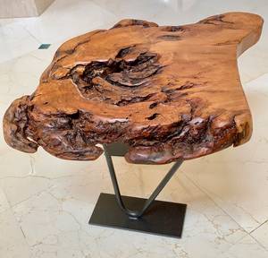 Handcrafted <b>Epoxy</b> Log <b>Coffee</b> <b>Table</b> Large Natural Tree Stump Center <b>Table</b> Hairpin Legs Modern Handmade Durable Wood Eco-Friendly - Product Image 3