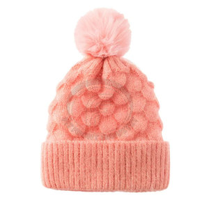 Low MOQ Classic Style 100% Wool Hand Drawn Knit Beanie <b>Hat</b> for Women <b>Men</b> Stylish Casual Warm <b>Winter</b> Headwear for Daily Use - Product Image 3