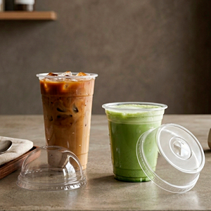 Transparent PP <b>Plastic</b> <b>Cups</b> With Lids Round Beverage <b>Cup</b> For Coffee Bubble Tea Juice Smoothie 12 16 22 Oz Disposable <b>Cup</b> - Product Image 4