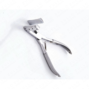 Pince à extensions capillaires noire en acier inoxydable robuste pour extensions à bandes, retrait de perles, coiffure en salon et usage professionnel - Product Image 4