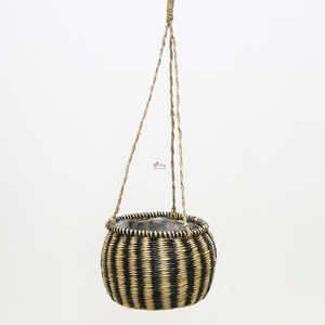 Artex Dong Thap Usine Paniers Suspendus Faits À La Main Jacinthe D'eau Seagrass Corde Tissé Vietnamien Traditionnel Artisanal Vietnam - Product Image 2