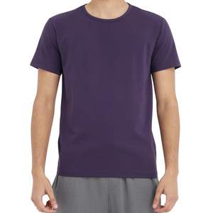 T-shirt personnalisé pour homme, couleur unie, manches courtes, col rond, décontracté, basique, doux, respirant, léger, pour l'été, à porter au quotidien - Product Image 3