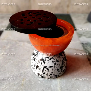 Quemador Bukhoor de madera de Acacia de resina epoxi Premium, soporte de Oud árabe moderno para decoración de fragancia de Hotel en casa, regalo de recuerdo - Product Image 1