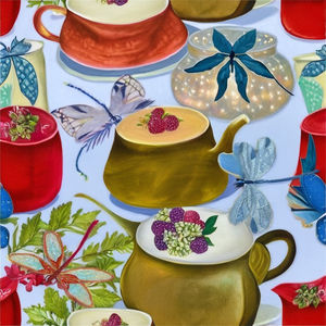 Servilletas de Cóctel de Lino Dragonfly – Servilletas Reutilizables 100% Lino Natural, Diseño Elegante Inspirado en la Naturaleza para Bar, Fiesta - Product Image 4