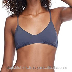 Maillot de bain bikini de qualité supérieure pour femme, sexy, push-up, taille haute, ensemble bikini uni, tenue de plage estivale - Product Image 3