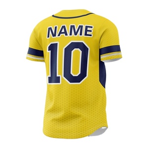 เสื้อเบสบอลคุณภาพดีรุ่นใหม่ปี 2026 สำหรับผู้ชาย พร้อมบริการพิมพ์โลโก้ด้วยเทคนิคซับลิเมชั่นที่ดีที่สุดสำหรับเสื้อเบสบอล - Product Image 2