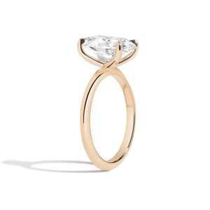 Bague de fiançailles en diamant ovale de 2 carats certifié IGI, cultivé en laboratoire, or massif 10K 14K, solitaire, bande de 1,8 mm, fabrication en gros en usine - Product Image 5