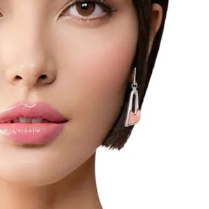 Conjunto de Collar y Pendientes de Cadena de Serpiente Geométrica Rosa y Verde para Mujer, Joyería de Moda Elegante, Accesorio de Regalo para Fiesta - Product Image 4