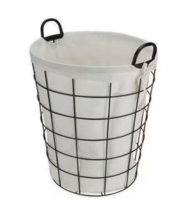 Hot Selling Metal <b>Storage</b> <b>Basket</b> for Home Hotel Cloth <b>Storage</b> <b>Basket</b> Decorative <b>Gold</b> Finished Container <b>Basket</b> At Lowest Price - Product Image 4