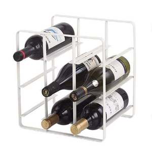 Soporte de Botellas Metálico Portátil con Asa para Encimera, Ecológico, Negro Pulido, Accesorios de Bar, Porta Botellas de Vino para Bartender - Product Image 5