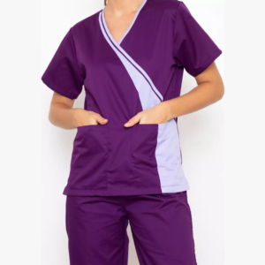 Uniformes Médicos para Mujer, Conjuntos de 2 Piezas, Blusa y Pantalones de Hospital, Mezcla de Algodón, Tela Twill, Marca Personalizada - Product Image 4