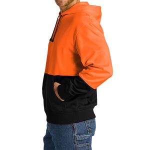 Sweat à capuche de travail pour hommes, haute visibilité, manches longues et capuche, pour la construction industrielle, élégant, en vente - Product Image 6