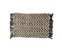 Tapis en jute filés à la main durables et durables en fibres naturelles Tapis faits à la main écologiques pour une vie durable