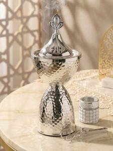 Quemador de incienso metálico de alta calidad para templo, oración, meditación y experiencia aromática. - Product Image 4