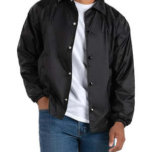 Chaqueta deportiva de entrenamiento para hombre, chaqueta de chándal para Club de entrenamiento de equipo, chaqueta de entrenador de diseño personalizado impermeable para exteriores para hombre - Product Image 6