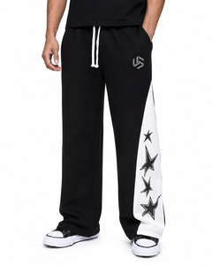 Custom Men's Straight Drawstring Sweatpants | Oversized Streetwear <b>Track</b> Pants | Premium Cotton Blend Joggers | OEM - Product Image 1