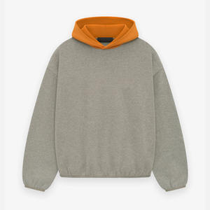 New Arrival 2026 Custom Logo Men Hoodie Cotton <b>Thick</b> <b>Fleece</b> Heavy Weight Regular Fit Winter <b>Fleece</b> Heavy weight - Product Image 4