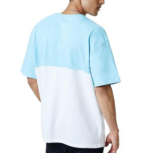 Vêtements pour hommes doux et confortables, t-shirts surdimensionnés personnalisés, 100% coton, fabricant de streetwear, t-shirts unis épais pour hommes - Product Image 2